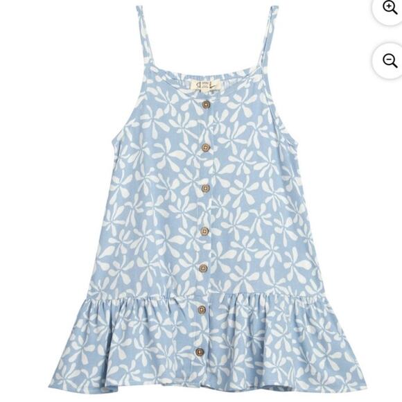 Jessica Simpson Girls' Tee, Dress and Hair Scrunchie Set, Blue 3-Pc Size 4 NEW - Picture 4 of 8